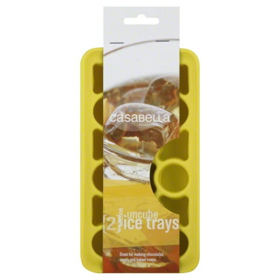Casabella Silicone Un-cube Ice Cube Tray, Set Of 2