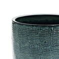 thumbnail image 2 of LuxenHome 15.75" Dia Large Ceramic Planter Pots for Plants, Teal Green Glazed Round Planter with Drainage, 2 of 8