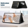 thumbnail image 5 of for Samsung Galaxy S23 Ultra (Not S23) Crossbody Wallet Case for Women, Bling Glitter PU Leather Phone Case with RFID Blocking Card Holder Cover for Samsung Galaxy S23 Ultra SZ Black, 5 of 18