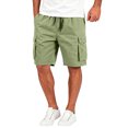 thumbnail image 2 of HKYNLAG Cargo Shorts for Men Lightweigh Casual Comfort Summer Pants Bermuda Shorts with Pockets Knee Length Outdoor Hiking Work Short Green 4XL, 2 of 5