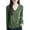 Dark Green, variant on Women's V-Neck Knit Long-Sleeve Cardigan Sweater for Fall and Winter, Open Front, Winter Clothes for Women,Gray,XL