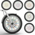 thumbnail image 3 of 72Pcs Bike Motorcycle Wheel Spoked Skin Covers Pipe For Motocross Bike Cool Accessories 9 Colors 24CM/17CM white, 3 of 9