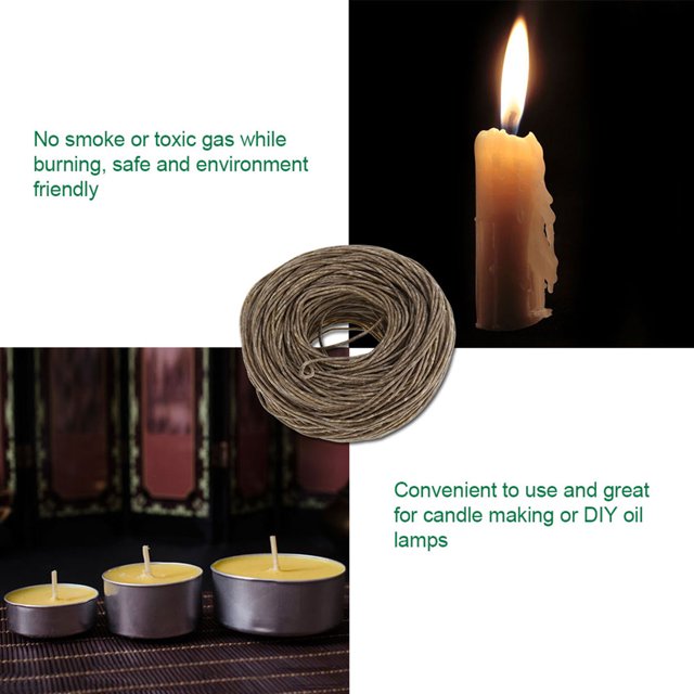 Wax Candlemaking Soy Wax Candle Wick Candle Wicks Wood Wicks Hemp Wick For Candle For Lamp