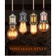 thumbnail image 3 of Lámpara Colgante Vintage Estilo Industrial Portalámparas E27 Moderno con Cable Trenzado Redondo de 1M-Latón Antiguo JM, 3 of 5
