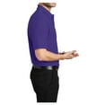 thumbnail image 4 of Mafoose Male Silk Touch Polo Men Extended T-Shirts Purple L, 4 of 7