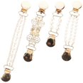 thumbnail image 3 of 4pcs Sweater Shawl Clips Cardigan Collar Clips Brooch Clips Women Dress Cardigan Clips, 3 of 4
