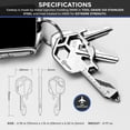 thumbnail image 3 of Geekey Multi-tool | Original Key Shaped Pocket Tool | Stainless Steel Keychain Utility Gadget | 16+ Tools | TSA Safe Multitool | Gift for Men, Women, Valentine's, Groomsmen, Birthday, Father, 3 of 6