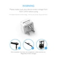thumbnail image 4 of BESTEK 3 Packs Grounded Universal Plug Adapter Travel Plug usa to India Travel Plug converter adapter plug Kit for India, Sudan, Pakistan and More, 4 of 7