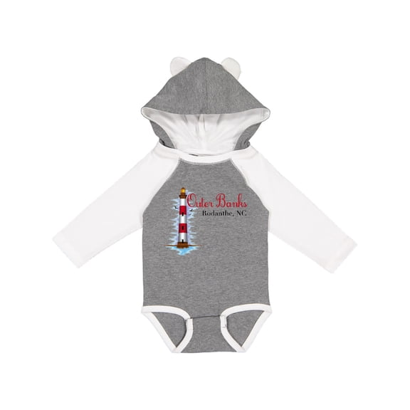 Inktastic Outer Banks Rodanthe NC Boys or Girls Long Sleeve Baby Bodysuit