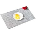 thumbnail image 3 of Napperon en PVC Design Lin pour Bol à Manger Assiette Décoration de Table sous-Verres de Bar, 3 of 4