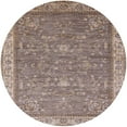thumbnail image 1 of Ahgly Company Indoor Round Mid-Century Modern Brown Oriental Area Rugs, 8' Round, 1 of 6