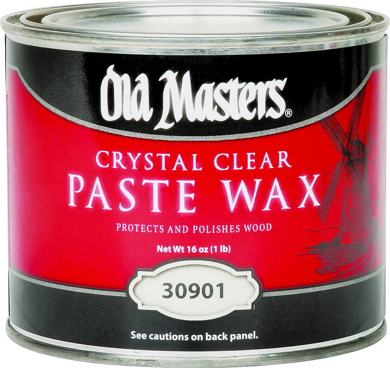 Old Masters 30901 Crystal Clear Paste Wax 1 lbs.