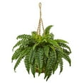 thumbnail image 1 of Nearly Natural 6930 Boston Fern Hanging Basket, 1 of 3