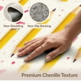 thumbnail image 6 of ODIKA School Classroom Pencil Coquette Ribbon Border Teacher Preschool Stain Resistant Low Profile for Dorm Room, Small Living Apartment, 6 of 7