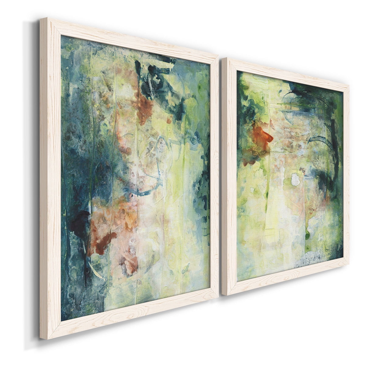 Nature's Elements I - Premium Framed Canvas 2 Piece Set - Ready to Hang