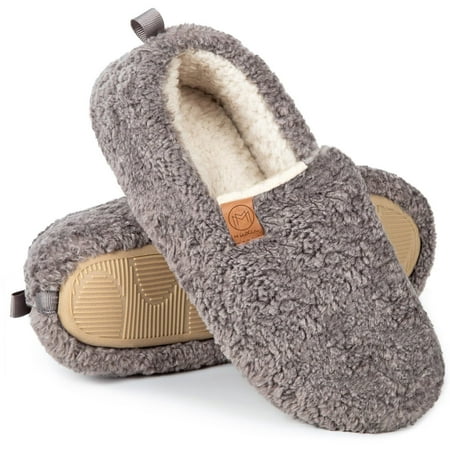 Slippers for Women House Winter Warm With Memory Foam Indoor Fuzzy Cute Comfort Fleece Lining Anti-Skid Soft Shoes Outdoor
