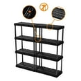 thumbnail image 6 of Gracious Living Knect-A-Shelf Light-Duty 4-Shelf Plastic Shelving Unit, 6 of 11