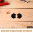 thumbnail image 3 of VERDANVERSE 4 Pairs Fastener For Repair Tools Black Plastic Easy Replacement For Daily Use, 3 of 8