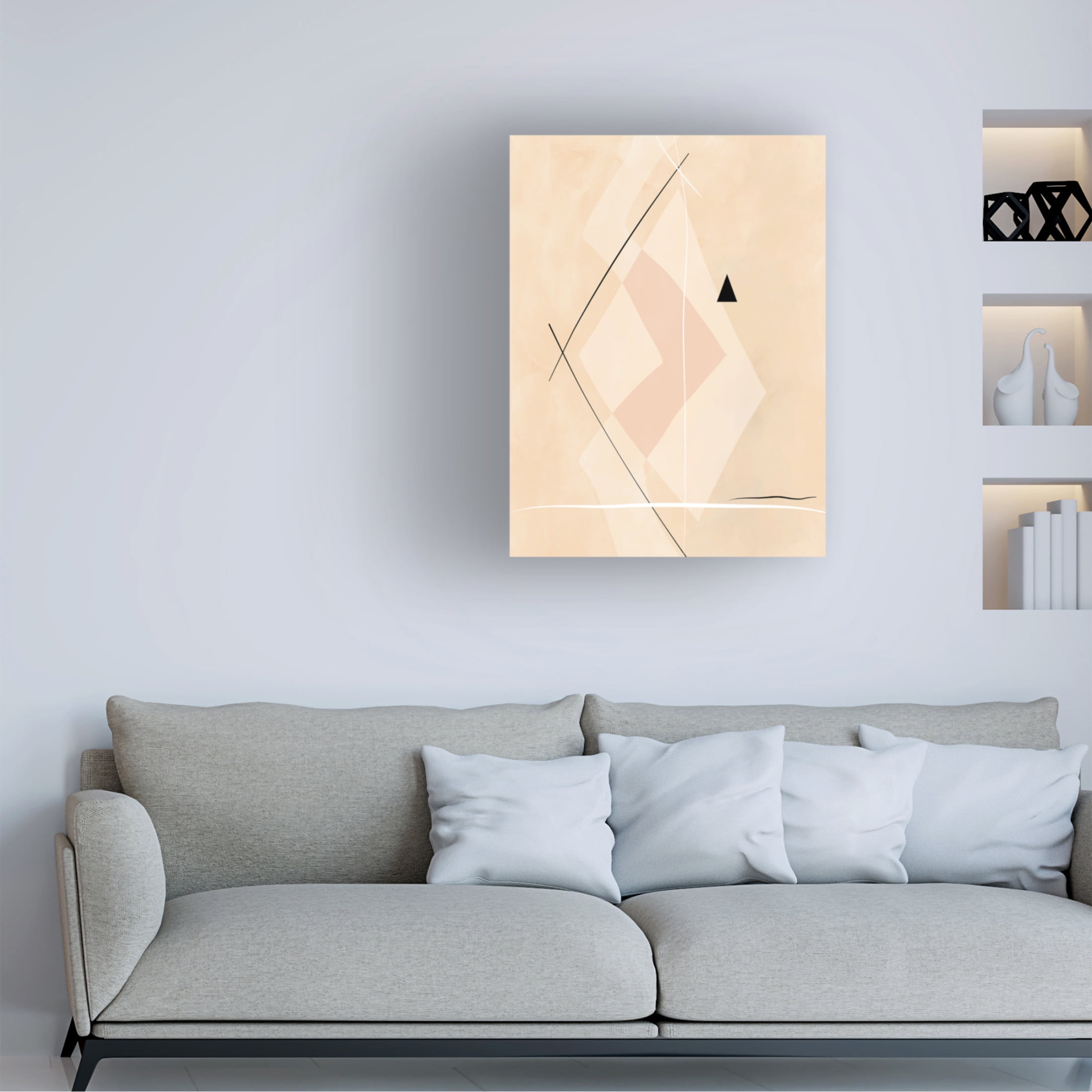 Trademark Fine Art Elena Ristova softpink18 Canvas Wall Art