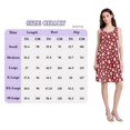 thumbnail image 4 of FORMRS Summer Dress for Women Loose U Neck Sleeveless Midi Beach Sundresses with Pockets, Red Cartoon Paws Pattern, 4 of 8