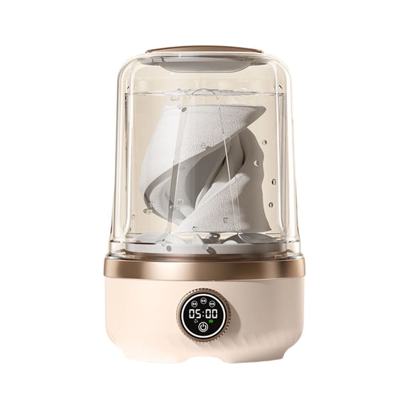 Portable Washing Machine for Delicate Laundry Smart Home Compact Washer with 3 Speeds and Rechargeable 2L Capacity Ideal for Travel Camping