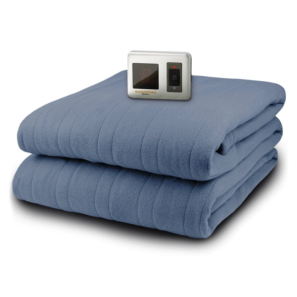 Biddeford Microplush Full Electric Blanket, Blue - Walmart.com