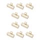 thumbnail image 3 of Jumpingount Clips de garra de moda, agarre de estilo Simple portátil, aleación de pulpo, horquillas exquisitas, accesorios de decoración KC Oro/Rectángulo 10piezas, 3 of 6