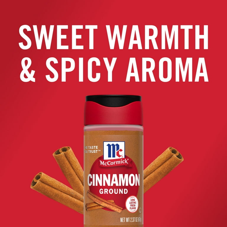 McCormick Kosher Ground Cinnamon, 2.37 oz Bottle