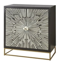 Steve Silver Amika 2 Door Sunburst Accent Cabinet