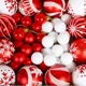 thumbnail image 5 of Juego de 44 bolas navideñas para decoración de árbol de Navidad, bolas variadas, adorno colgante, decoración navideña 2025, regalo de Navidad, 5 of 5