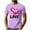 Purple, variant on Afuyipoi Valentine's Day T-shirt Men, Love Printed Round-Neck Short Sleeve Graphic Tees White 3XL