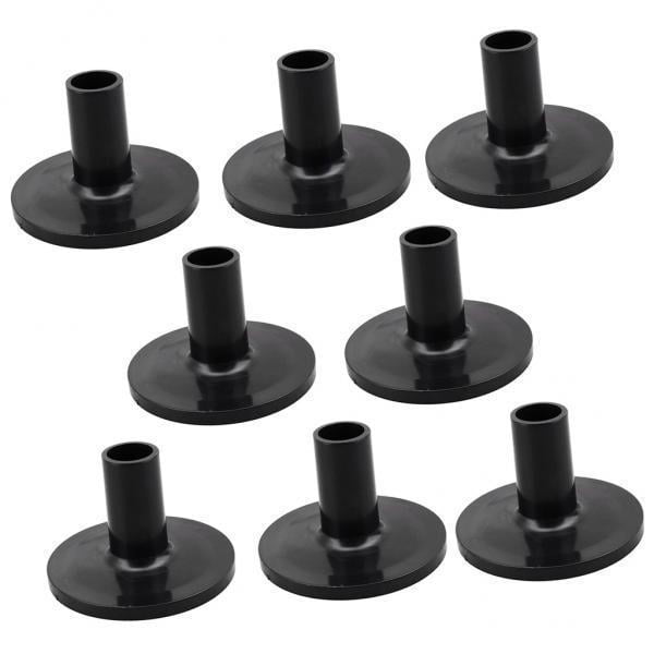 2x 8pcs de Platillos Fieltros Tambor Ligero Fieltro Instrumentos Musicales Fricción Protección Hugo Partes del juego de batería de percusión