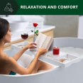thumbnail image 4 of Premium Bathtub Tray - Expandable Bath Tray for Tub - Luxury Bathtub & Bathroom Accessories, 4 of 10