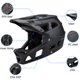 thumbnail image 3 of Full Full Full Mountain Bike Casco Para Adultos Downhill Casco para Hombres/Mujeres casco de bicicleta de montaña para adultos con visera de más de 31 respiraderos casco de, 3 of 7