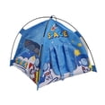 thumbnail image 1 of Tienda de campaña para casa de muñecas en miniatura, escala 1:12, ideal como regalo de cumpleaños o para jugar a las casitas. Azul, 1 of 6