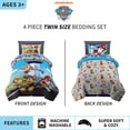 thumbnail image 2 of Juego de ropa de cama Franco Paw Patrol, edredón y sábana, para dos personas, 2 of 5