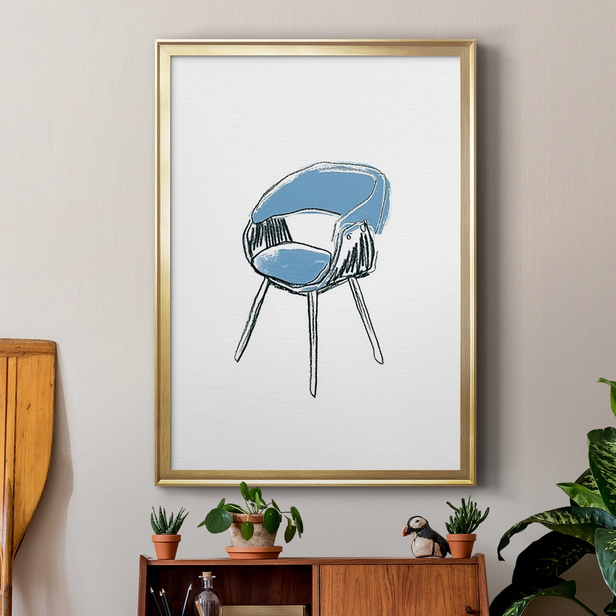 Take a Seat I Premium Framed Print, in Gold, Black, or Silver - Ready to Hang