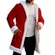 thumbnail image 2 of Ceisia Women's Christmas Solid Color Hooded Cardigan Long Sleeve Gift Wool Collar Sweatshirt Coat with Pockets, 2 of 8
