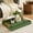 Green, variant on MODE HOME Green Shagreen Decorative Trays with Gold Handles, Set of 2 Modern Rectangle Faux Leather Serving Trays for Coffee Table, Ottoman & Vanity