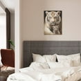 thumbnail image 5 of WFSposter White Tiger Canvas Wall Art Tiger Mother and Baby Lovely Cats Animal Picture Painting Large Animal Family Wall Decor Gallery Artwork for Bedroom Living Room Ready to Hang, 5 of 6