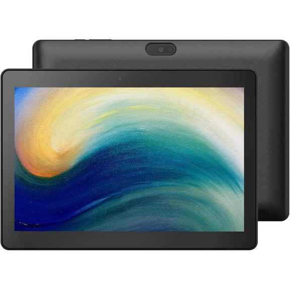 10.1 inch Android 14 Tablet, Budget-Friendly Tablet with Quad-Core CPU, 4GB RAM, Up to 256GB Expandable Storage, WiFi 6 & Bluetooth 5.2