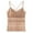 Coffee, variant on Mrat Summer Tank Tops Bralettes for Women Lace Spaghetti Strap Cami Tops Slim Basic Camisole Fashion Cropped Tank Tops with Chest Pad S-242 Gray One Size