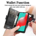 thumbnail image 3 of Compatible With Samsung Galaxy M32 5g Rfid Blocking Leather Wallet Case Card Holder Flip Folio Shockproof Cover, 3 of 3