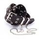 thumbnail image 5 of Cinturón Punk para Mujer con Doble Ojal de material cuero, Correa de cinturo - Negro con Cadena Talla única Salvador Cinturón de cintura para mujer, 5 of 6