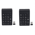 thumbnail image 2 of 18 Keys Wireless USB Number Pad Keyboard with 2.4G Mini USB Numeric Receiver for Laptop Desktop PC Notebook, 2 of 5
