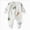 O129-Light Green, variant on 1-3 Months Newborn Footed Sleeper Gown With Mitten Cuffs Cotton Side Baby Footed Print Infant Play Jumpsuit