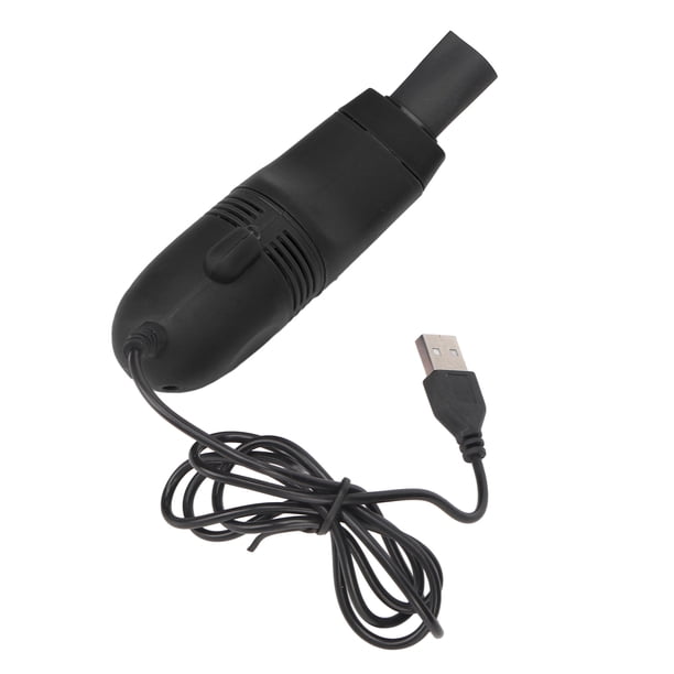 Mini Aspiradora de Teclado, Cepillo de Enfriamiento Inteligente Portátil Cabezal Estable Corriente USB Mini Teclado Vacú de Polvo Para Migajas