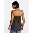 thumbnail image 3 of No Boundaries Shell Babydoll Cami, Women's XXS - XXL, 3 of 5