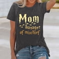 thumbnail image 1 of WILLBEST T-Shirts Femmes Mode Imprimé Haut Ample Col Rond T-Shirt 2467, 1 of 4