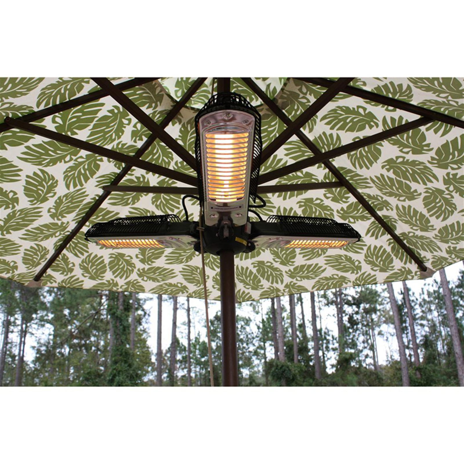 AZ Patio Heaters Indoor/Outdoor Electric Parasol Heater in Black -  Walmart.com